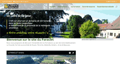 Desktop Screenshot of leparacletamiens.fr